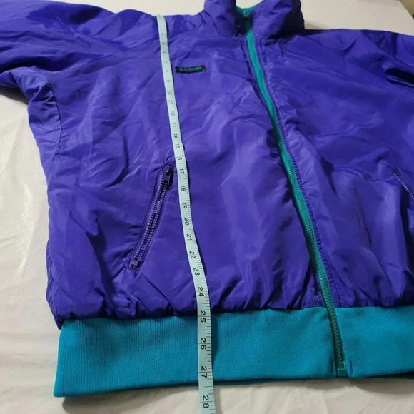 Columbia Vintage size XLRadial long-Sleeve Double Side Jacket Full Zip purple - Picture 4 of 11